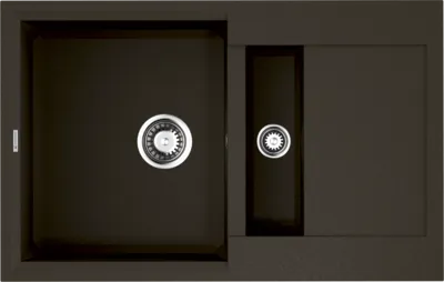 Фото товара: Omoikiri Sakaime 78-2-DC, мойка, гранит, темный шоколад