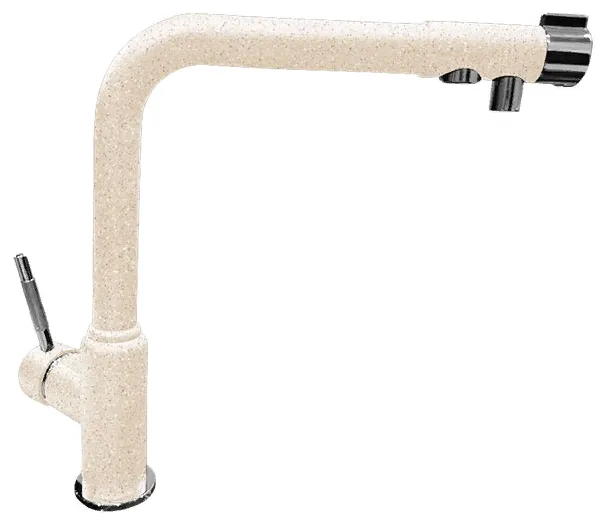 Фото товара: GranFest 7671, смеситель, мрамор, бежевый