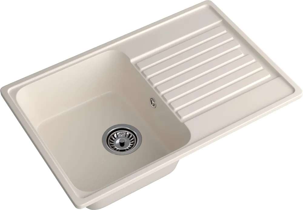 Детальное фото товара: ЭкоМ 7448, мойка, гранит, белый