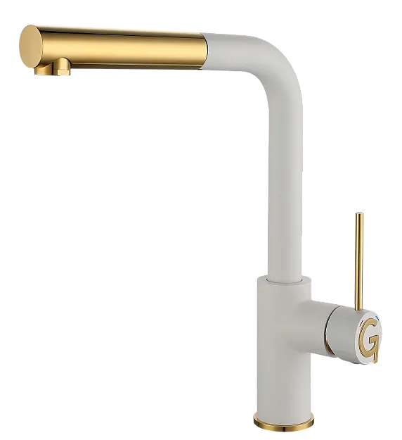 Детальное фото товара: Rivelato ALBANO 1573503 brina/oro, смеситель, гранит, иней/золото