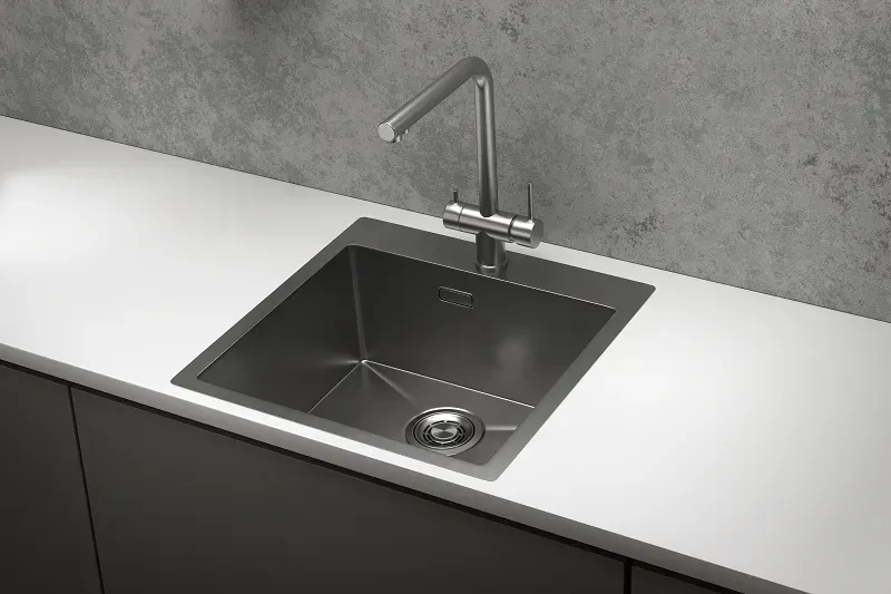 Детальное фото товара: GRANULA 5151 мойка, нержавеющая сталь, сталь сатин