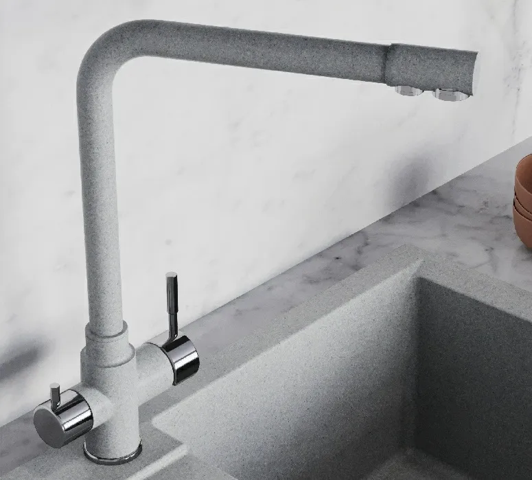 Фото товара: Polygran Вега, смеситель, серый №14