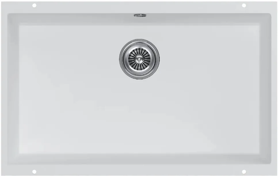 Фото товара: KUCHENSTERN UNDER 80, мойка, гранит, белый