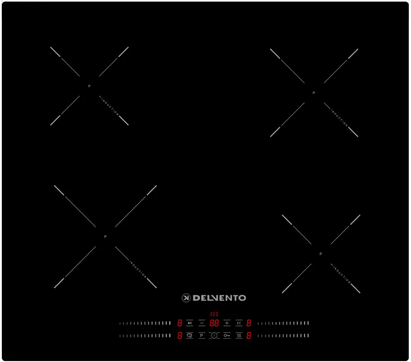 Фото товара: Delvento V60I74S120 индукционная поверхность