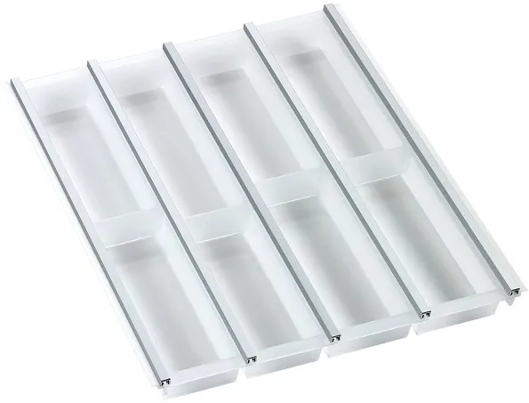 Детальное фото товара: Ninka Cuisio Aqua 500, Innotech Hettich, лоток для столовых приборов, белый