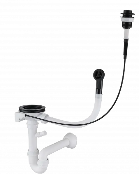 Детальное фото товара: Rivelato 13PB2-P2 сливная арматура для одночашевых моек белый