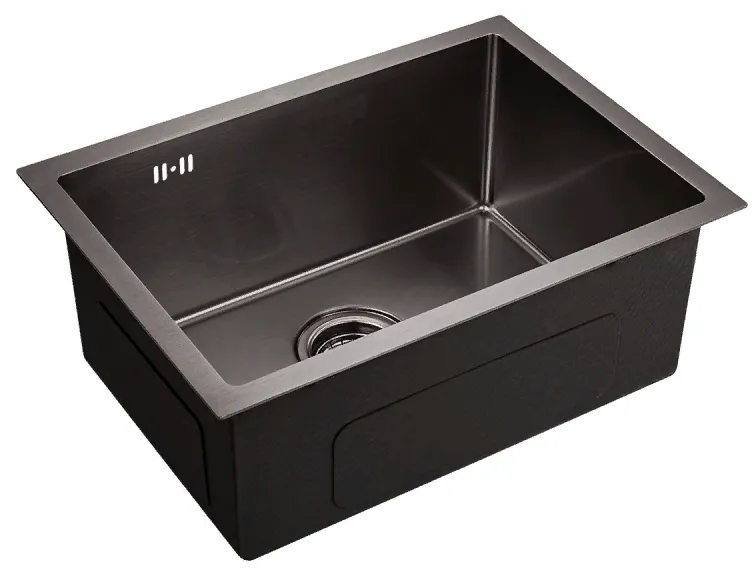 Фото товара: Emar EMB-132 PVD Nano Dark, мойка, нержавеющая сталь, вороненая сталь