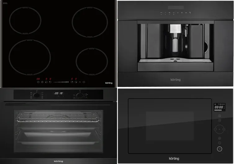 Фото товара: KORTING HI 64540 B + OKB 691 CSXN + KMI 825 TGN + KCM 9200 BG