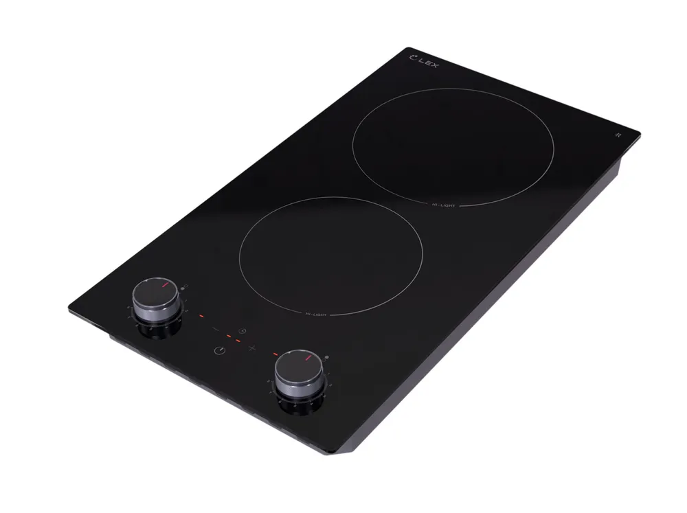 Детальное фото товара: LEX EVH 3020 M BL стеклокерамическая поверхность