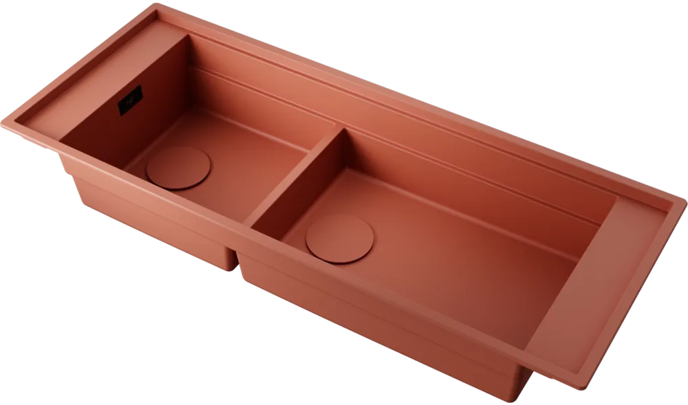 Детальное фото товара: Omoikiri Sintesi Pro 114-2-CN, мойка, керамика, canyon