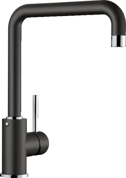 Фото товара: Blanco Mili, смеситель, гранит, черный