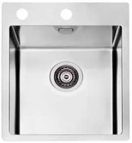 Фото товара: ALVEUS PURE 10 new KMB-90, мойка, нержавеющая сталь (в комплекте с сифоном 1148858)