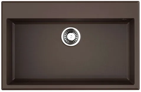 Детальное фото товара: Omoikiri Tedori 79-DC, мойка, гранит, темный шоколад