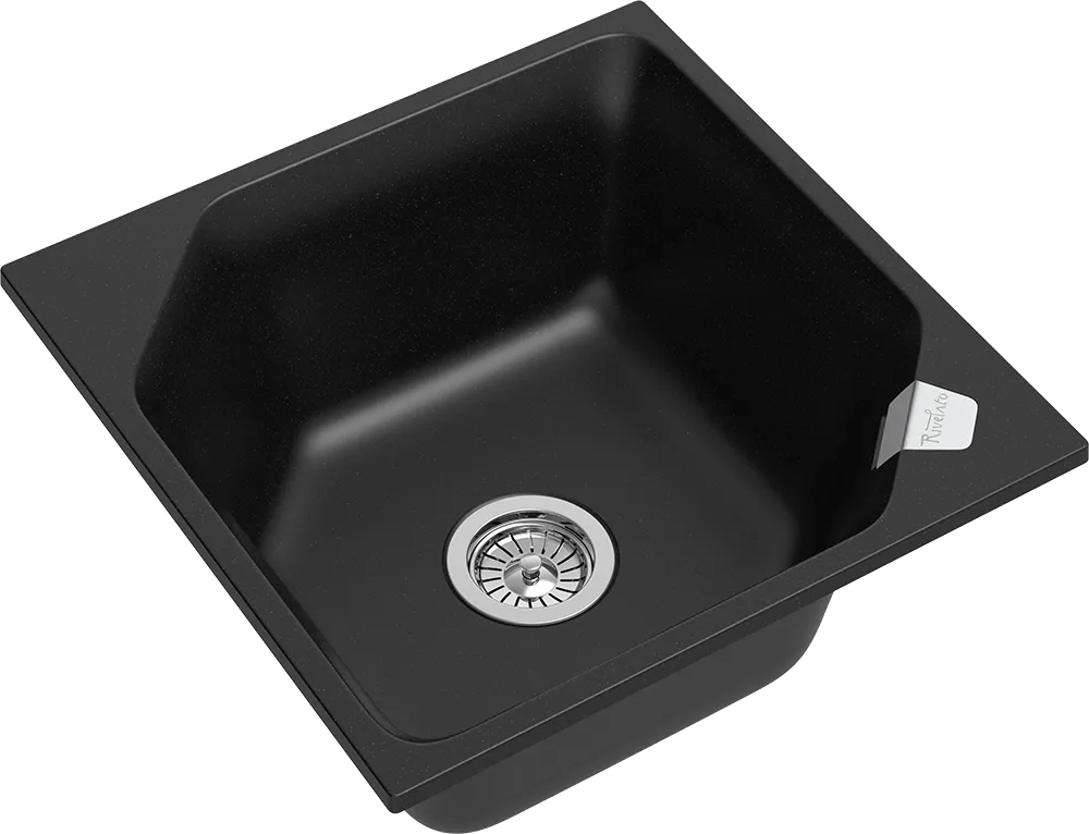 Детальное фото товара: Rivelato LOCUS LS-50 nero, мойка, гранит, черный