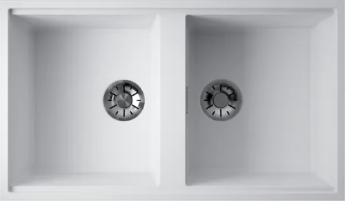 Фото товара: Omoikiri Kitagawa 83-2-U-WH, мойка, керамика, белый