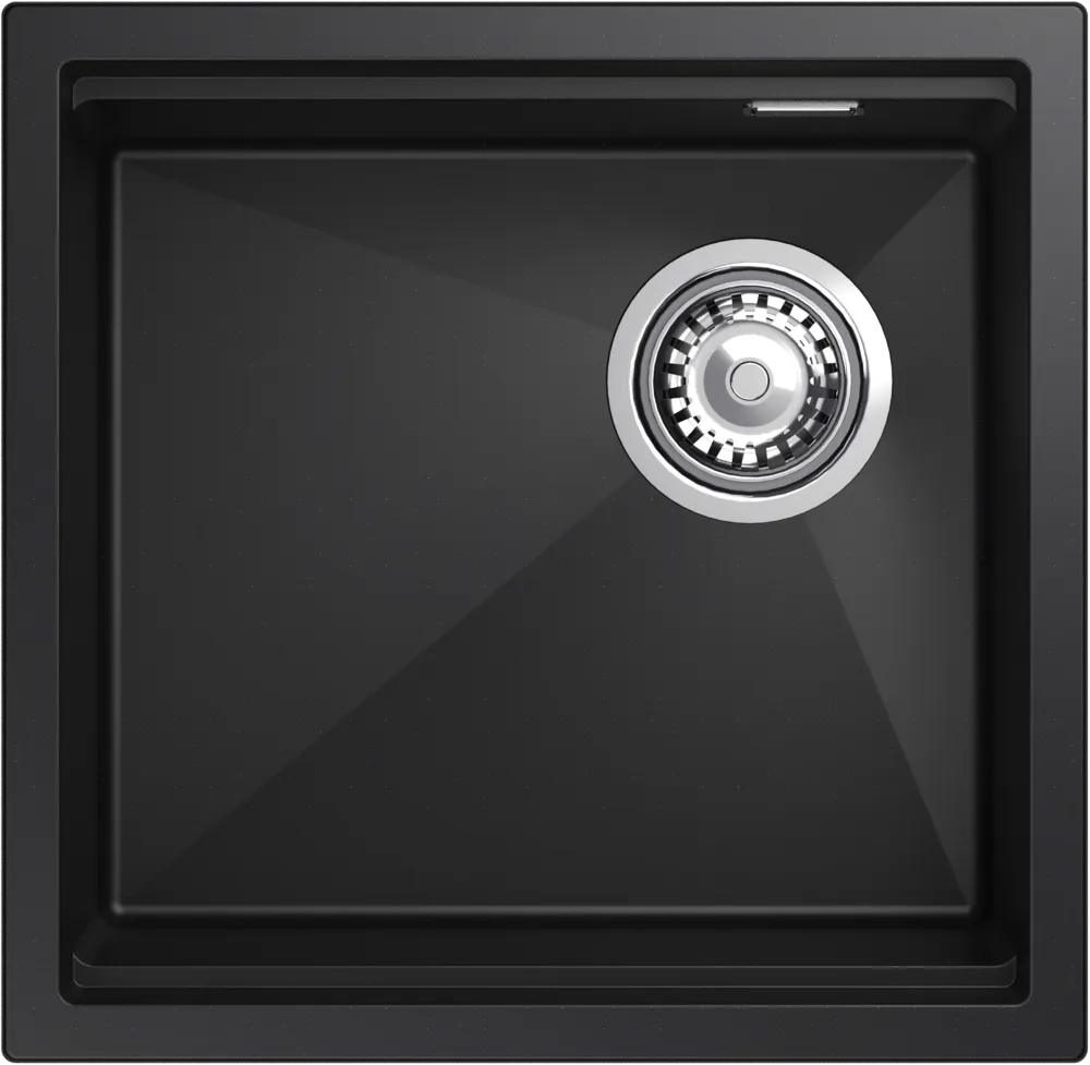 Фото товара: Rivelato LINO LN-454-R nero, мойка, гранит, черный