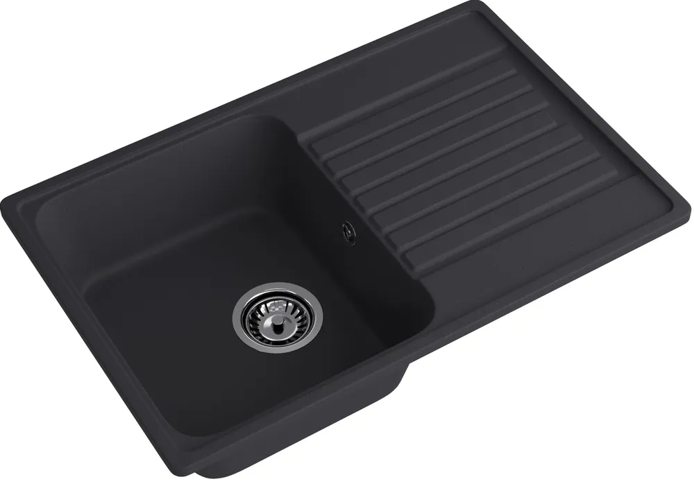 Детальное фото товара: ЭкоМ 7448, мойка, гранит, черный