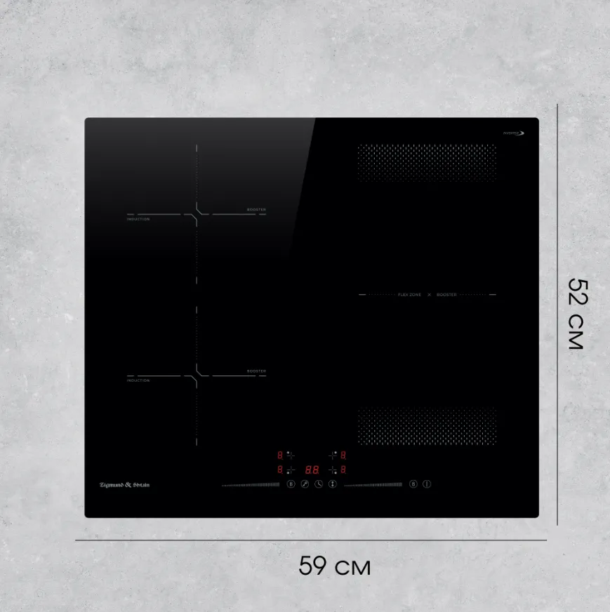 Детальное фото товара: Zigmund & Shtain CI 61.6 B индукционная поверхность