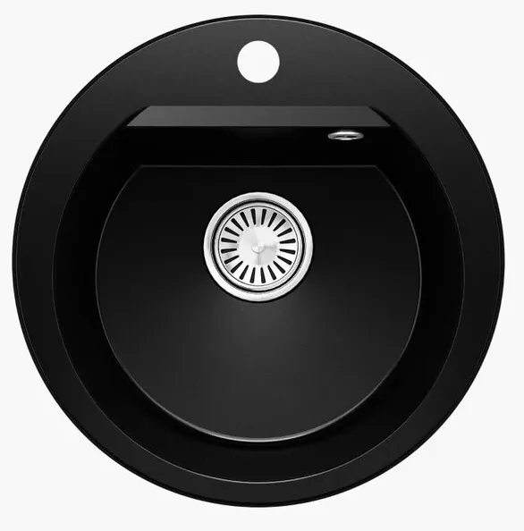 Фото товара: Polygran ATOL-460, мойка, мрамор, космос 316