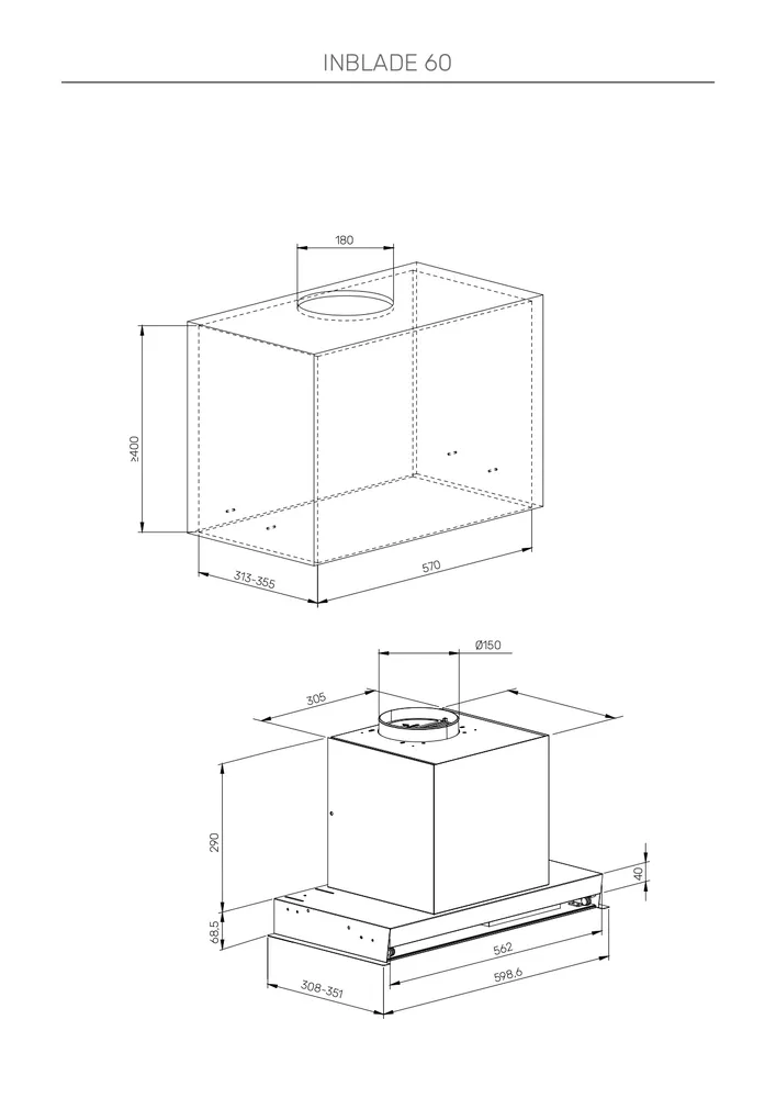 Детальное фото товара: Kuppersberg INBLADE 60 X