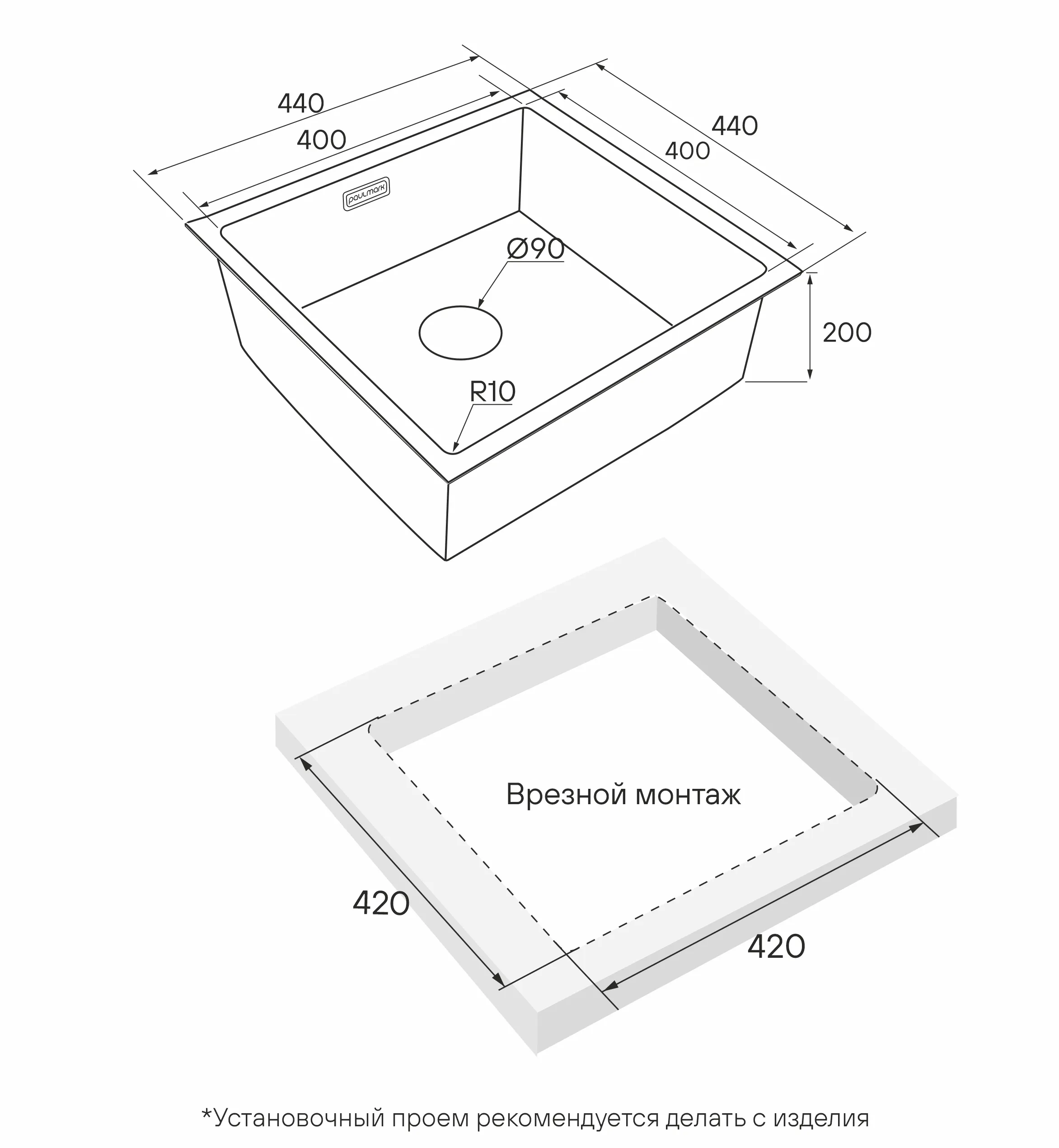 Схема встраивания