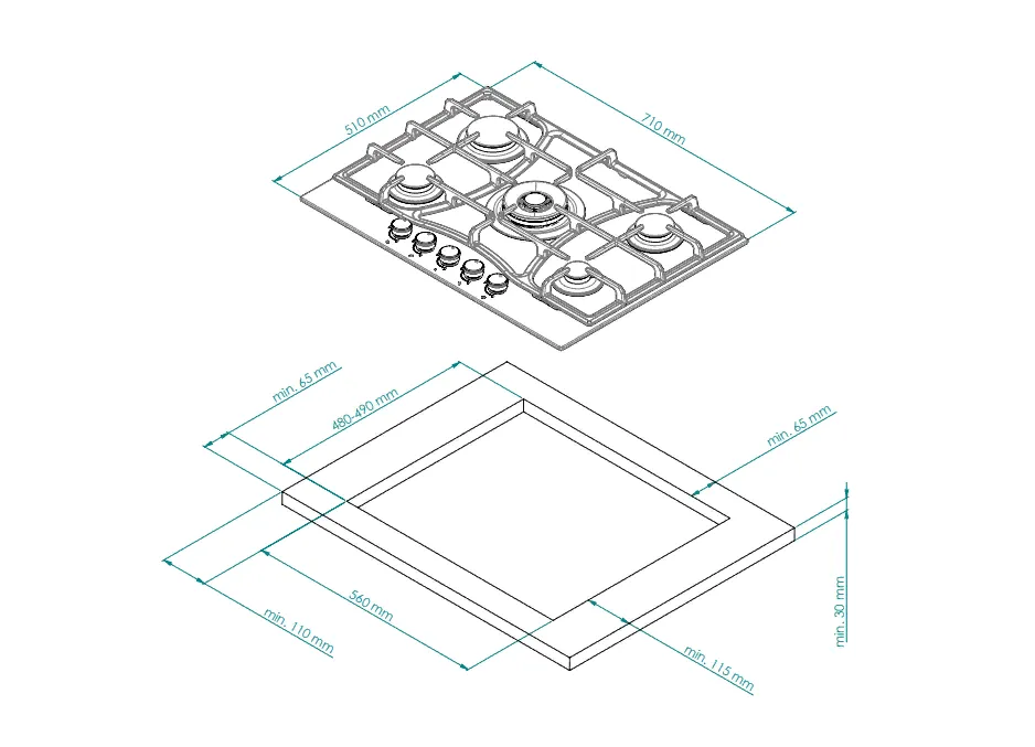 Схема встраивания