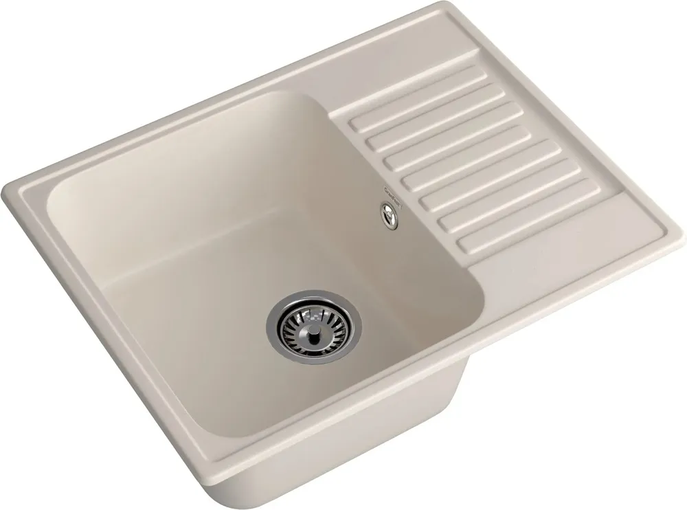 Детальное фото товара: GranFest QUARZ GF-Z13, мойка, гранит, белый