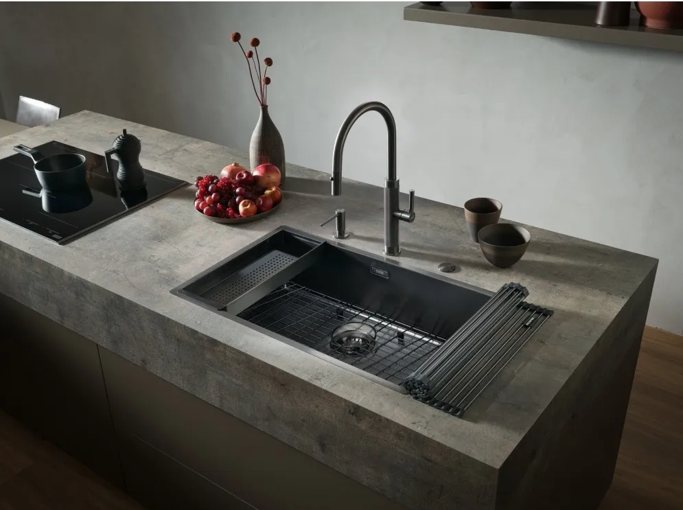 Детальное фото товара: Franke BXM 210/110-68 F-INOX, мойка, нержавеющая сталь, антрацит