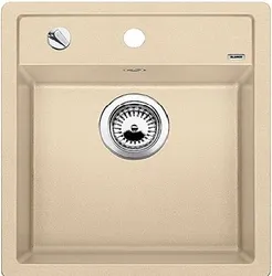 Фото товара: Blanco Dalago 5, мойка, гранит, шампань с клапаном-автоматом