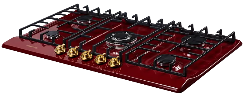 Детальное фото товара: Kuppersberg FV9TGRZ BOR Bronze газовая поверхность