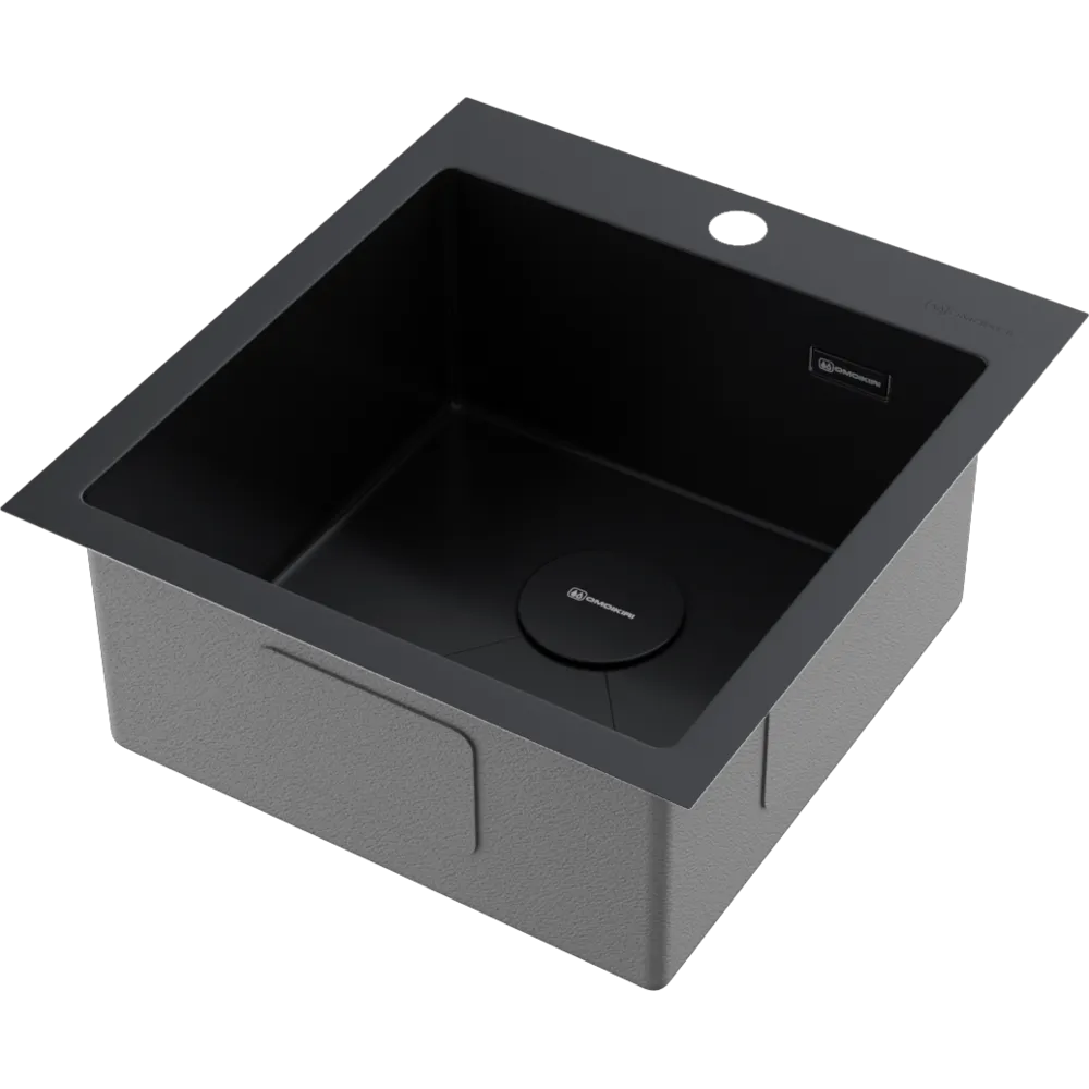Детальное фото товара: Omoikiri Akisame 46-GB, мойка, нержавеющая сталь/графит
