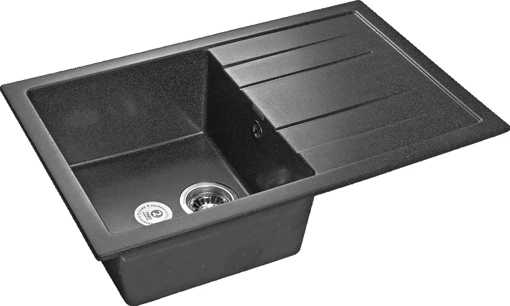 Фото товара: GranFest QUADRO GF-Q-780 L, мойка, мрамор, графит