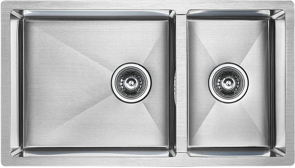 Детальное фото товара: Paulmark GERBERG 78/2S UNI, мойка, нержавеющая сталь брашированная