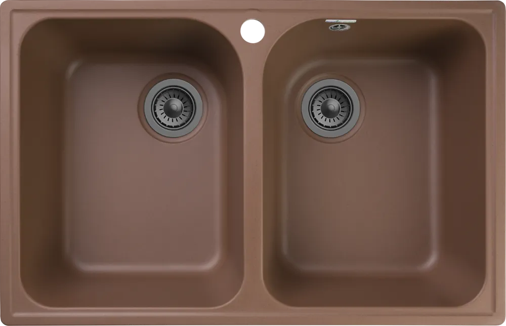 Фото товара: GranFest QUARZ GF-Z15, мойка, гранит, терракот