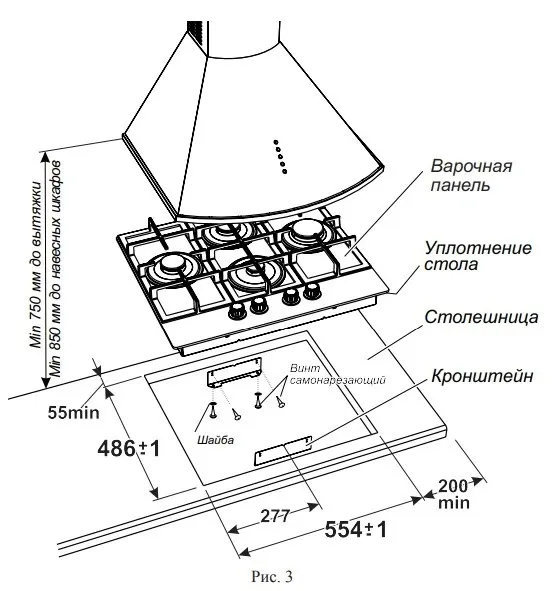 Схема встраивания