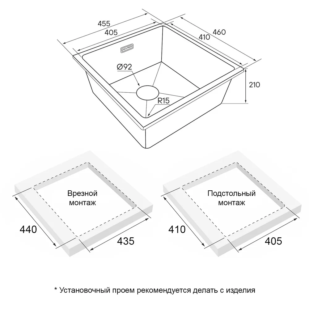 Схема встраивания