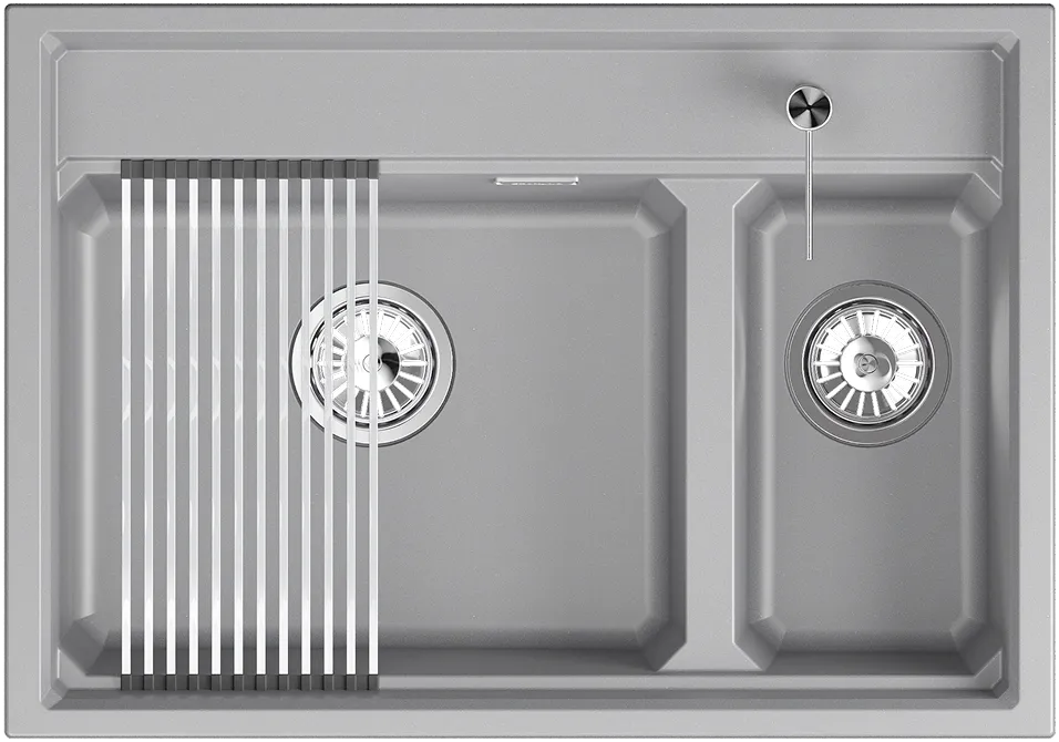 Фото товара: GRANULA 7302i мойка, гранит, алюминиум