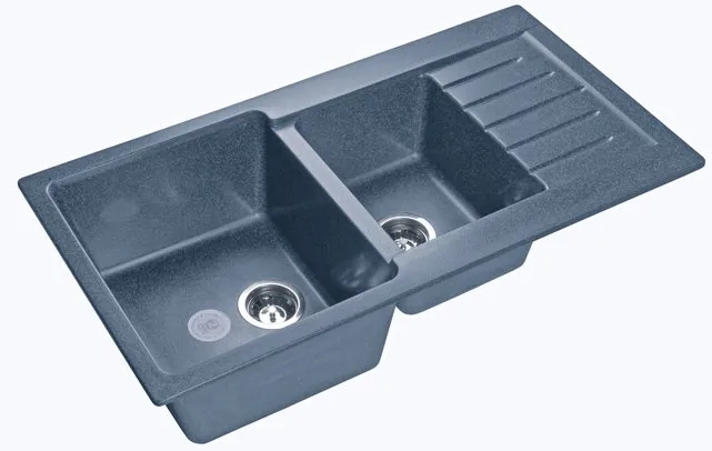 Фото товара: GranFest PRACTIK GF-P-980 KL, мойка, мрамор, графит