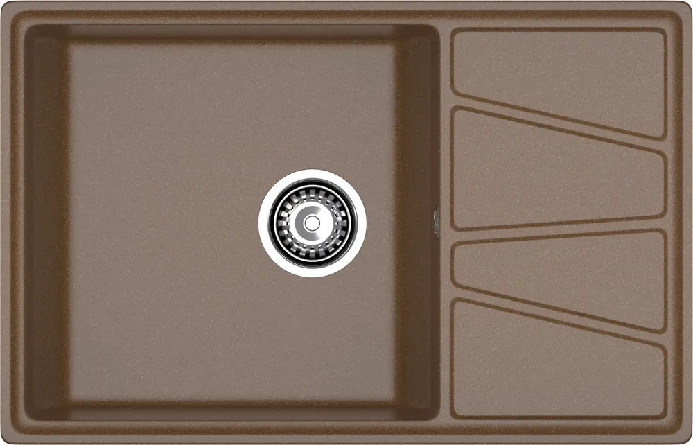 Фото товара: GranFest VERTEX GF-V-780L, мойка, мрамор, терракот