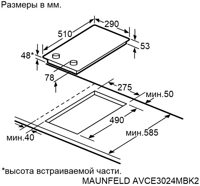 Схема встраивания