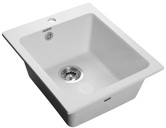 Детальное фото товара: GranFest PRAKTIK GF-P-505, мойка, мрамор, иней