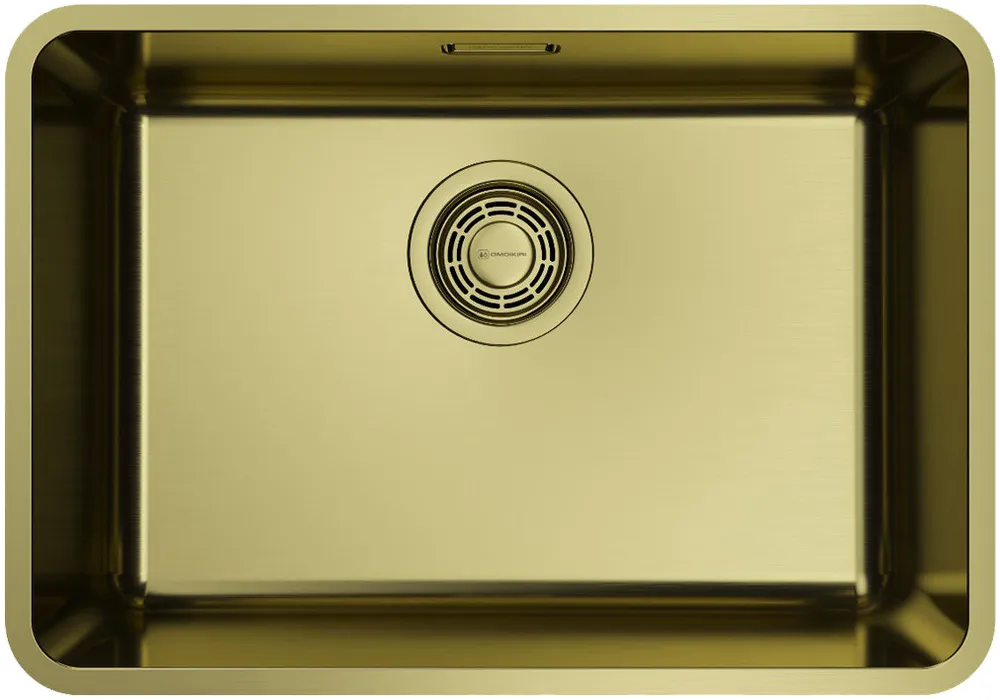 Фото товара: Omoikiri Omi 53-U/I-LG Ultra Mini, мойка, нержавеющая сталь/светлое золото