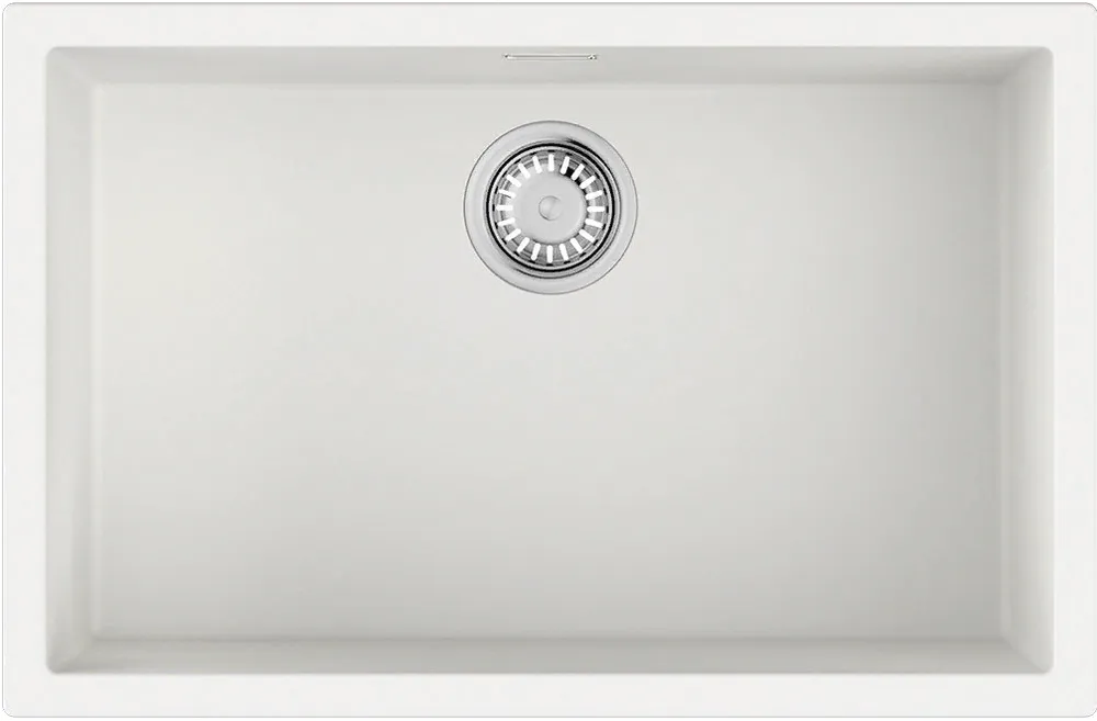 Детальное фото товара: Omoikiri Yamakawa 75T-U/I-WH, мойка, гранит, белый