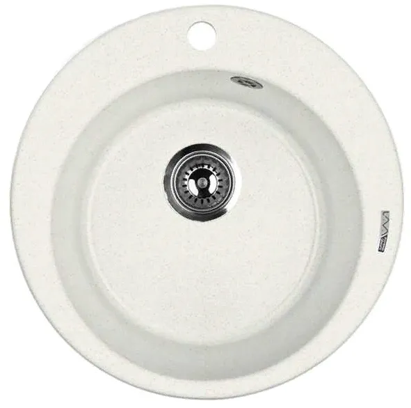 Фото товара: LAVA R.1 LATTE, мойка, гранит, белый