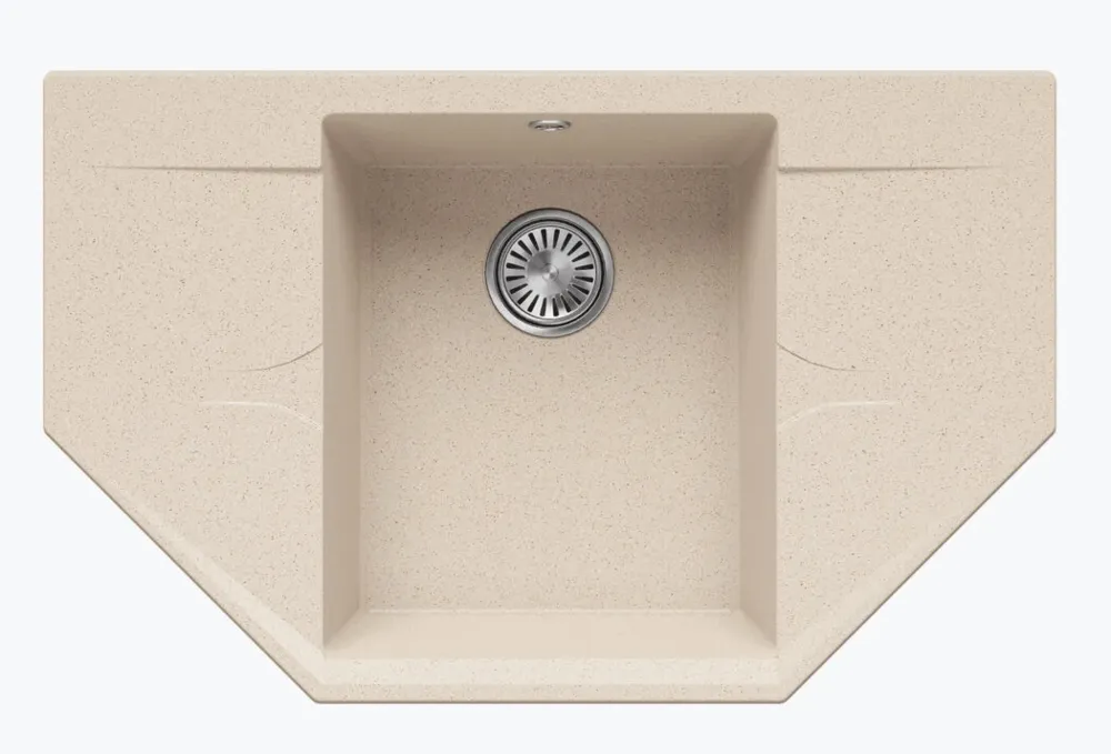 Фото товара: Polygran RIFF-800, мойка, мрамор, кремовый 327