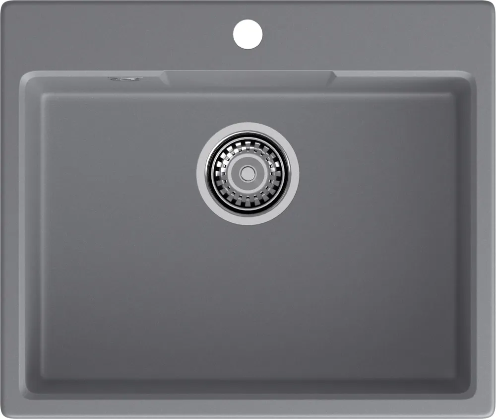Фото товара: GranFest URBAN GF-UR-658, мойка, гранит, темно-серый