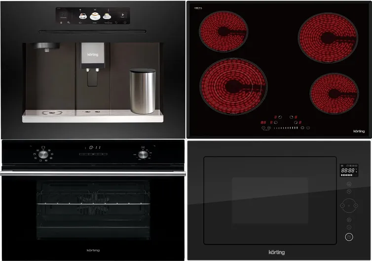 Фото товара: KORTING HK 63500 B + OKB 792 CFN + KMI 825 TGN + KCM 9830 BCG