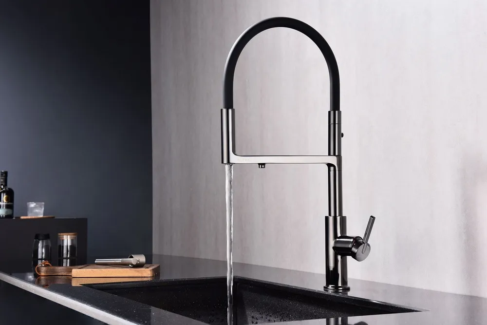 Детальное фото товара: Paulmark TORNADO, смеситель, глянцевый черный