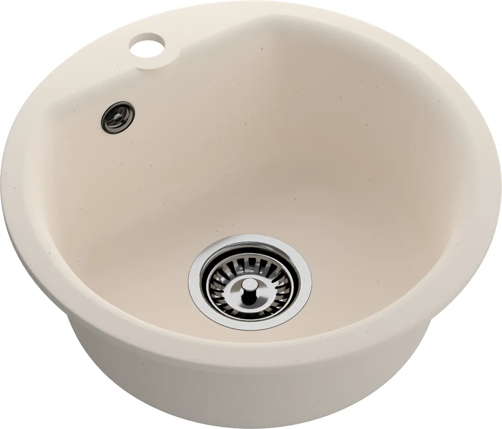 Детальное фото товара: ЭкоМ М-435, мойка, мрамор, белый