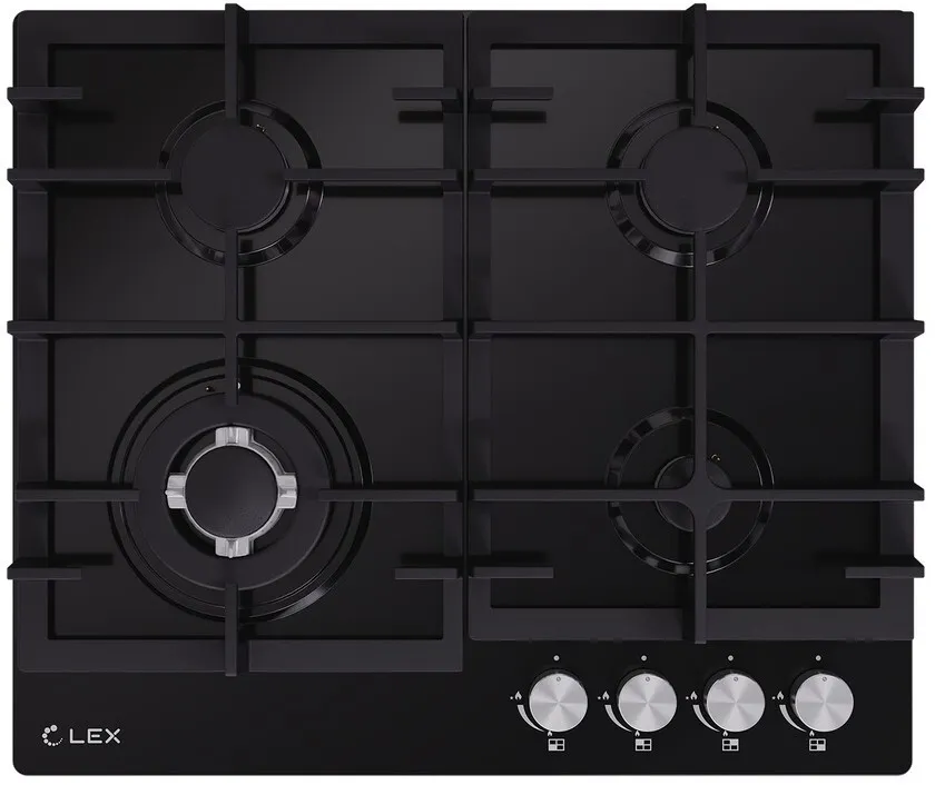 Фото товара: LEX GVE 642 BL MATT EDITION газовая поверхность